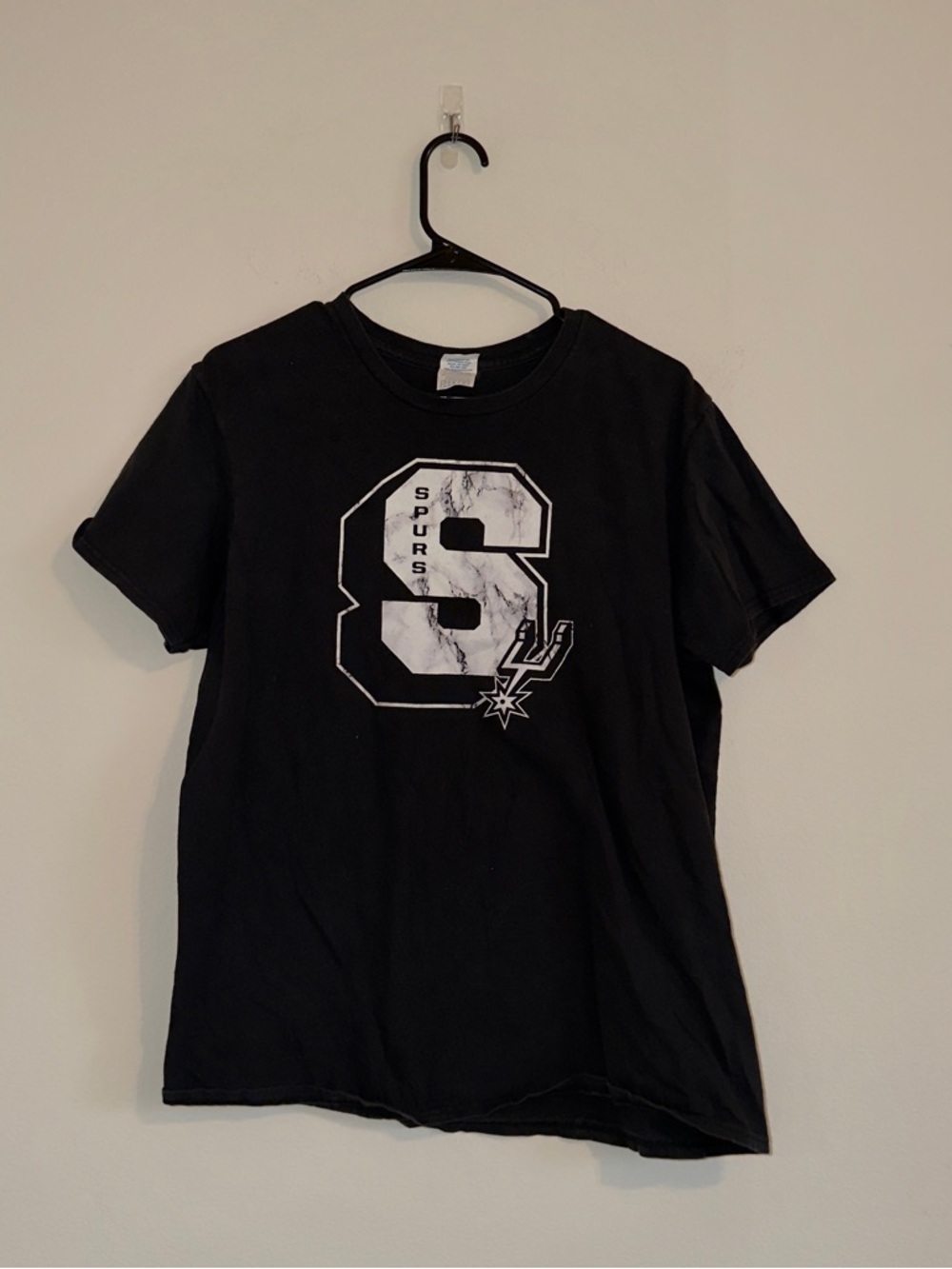 San Antonio Spurs Black Graphic Tee